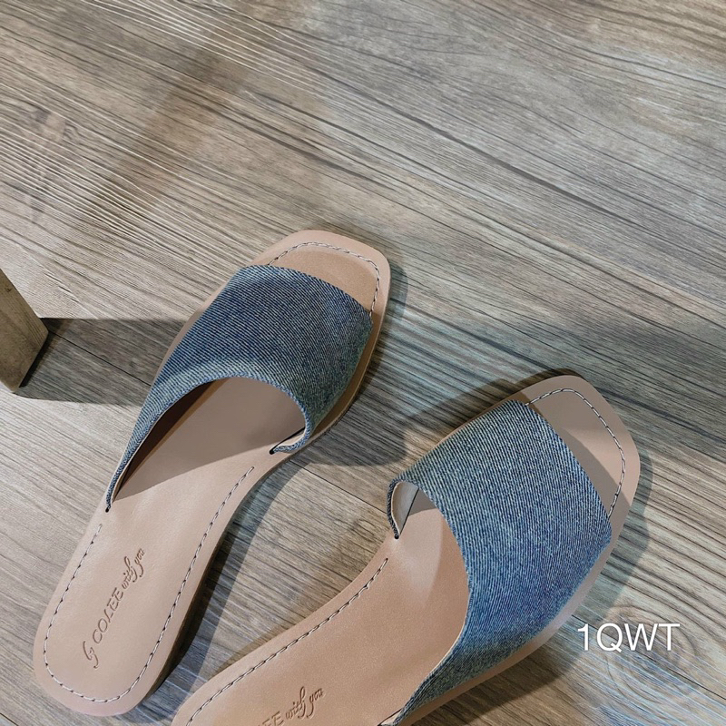 Dép Bệt Quai Jean Xéo Siêu Xinh Êm Đẹp