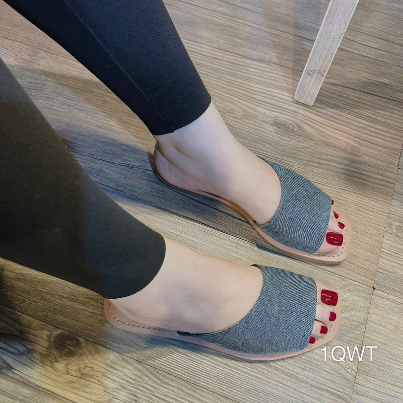 Dép Bệt Quai Jean Xéo Siêu Xinh Êm Đẹp