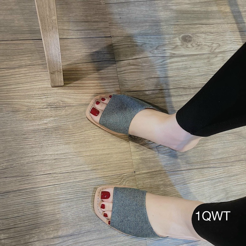 Dép Bệt Quai Jean Xéo Siêu Xinh Êm Đẹp