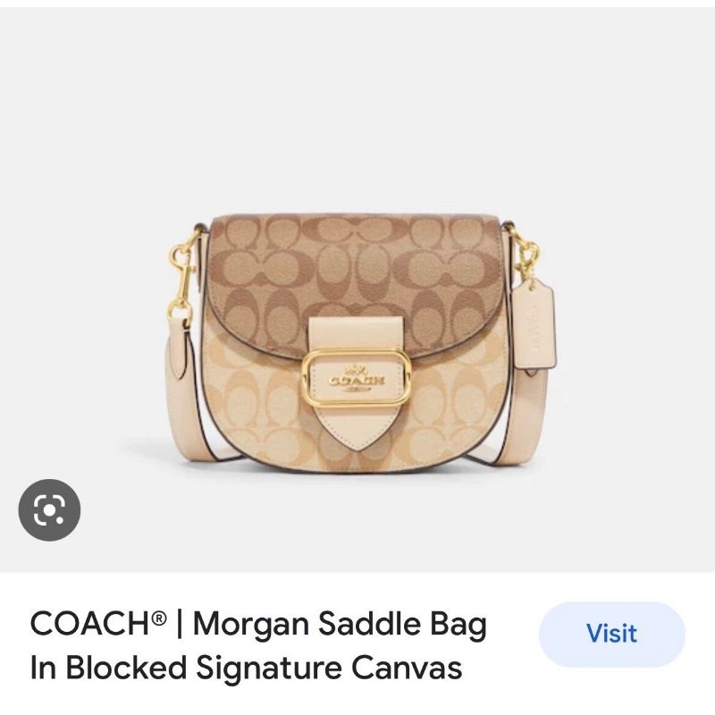 Túi COACH Morgan SADDLE dáng bầu