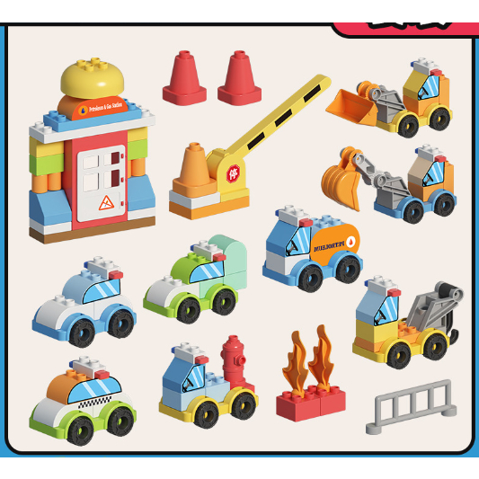 Mô hình giao thông - Lắp ráp các loại xe