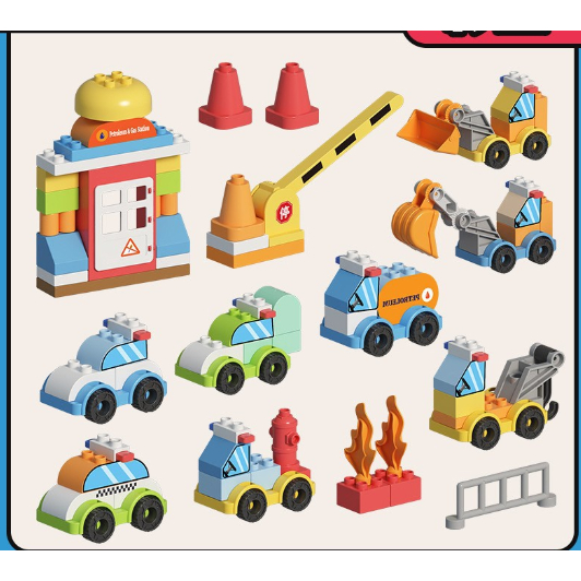 Mô hình giao thông - Lắp ráp các loại xe