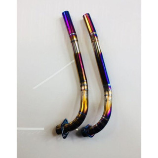 Cổ pô titan gắn cho wave,dream,sirius - phụ kiện