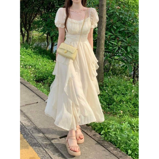ĐẦM XOÈ DỰ TIỆC CAO CẤP VOAN BÈO 2 LỚP ULZZANG BY HANADRESS