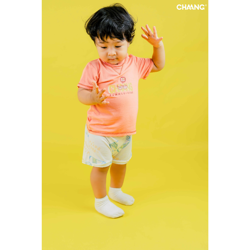 Bộ cộc cotton Chaang cho bé SS23