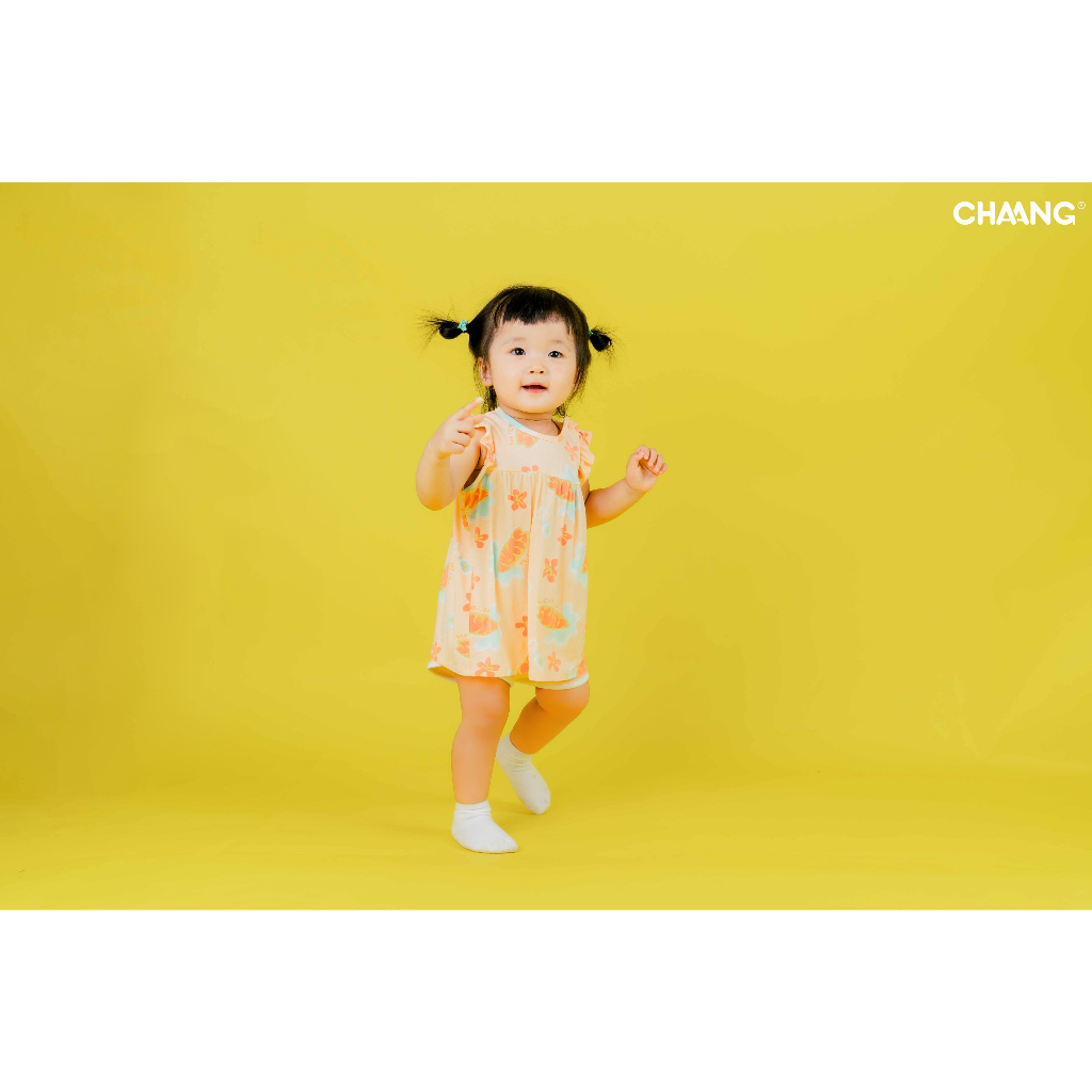 Bộ cộc cotton Chaang cho bé SS23