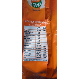 Bột Cam TANG hàng Thái Lan 375g