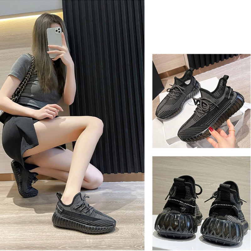 Giày lười thể thao nữ đế êm cổ chun vải lưới thoáng khí,Sneaker nữ độn đế phong cách Hàn Quốc mã 0201 | BigBuy360 - bigbuy360.vn