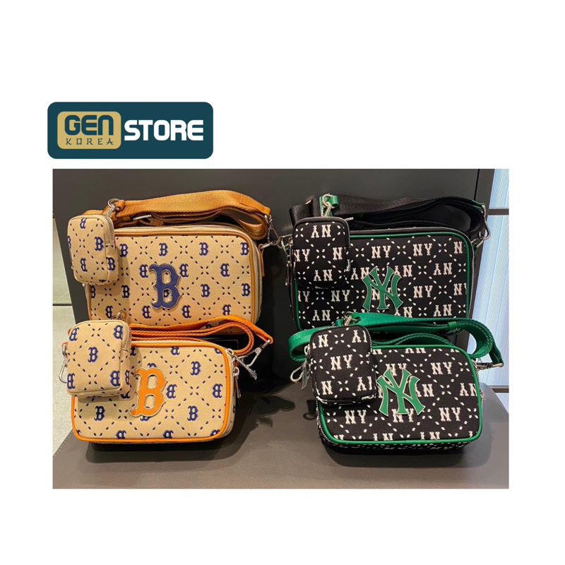 Túi đeo chéo Monogram logo Ny & B sẵn hai màu có size 18 và size 23