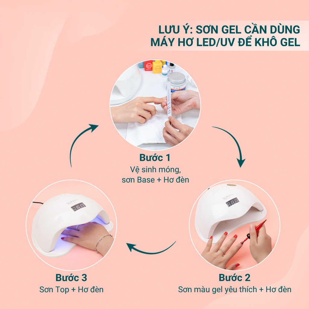 Sơn gel nhũ flash siêu sáng Vendeeni nhiều màu