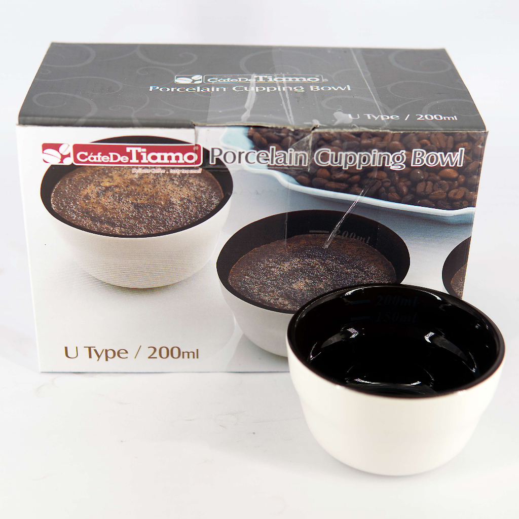 Chén sứ cupping Tiamo thử nếm cà phê 200ml