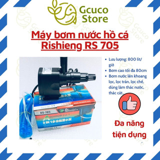 Máy bơm nước hồ cá Rishieng RS 705 Kk 705 15W Dành Cho Hồ Cá Cảnh