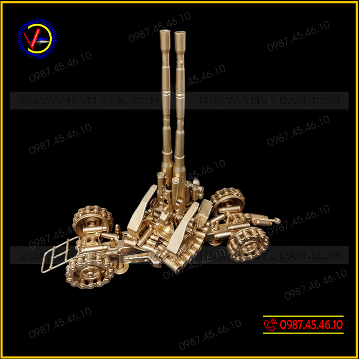 Mô hình xe phao Phòng không 37mm 2 nòng (LOẠI 1)