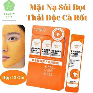 Mặt Nạ Cà Rốt Sủi Bọt Detox Sạch Da (Yanfu)