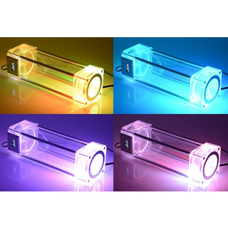 Tản nhiệt nước custom Tank chứa nước kèm màn nhiệt độ Freezemod PM-WDX5V