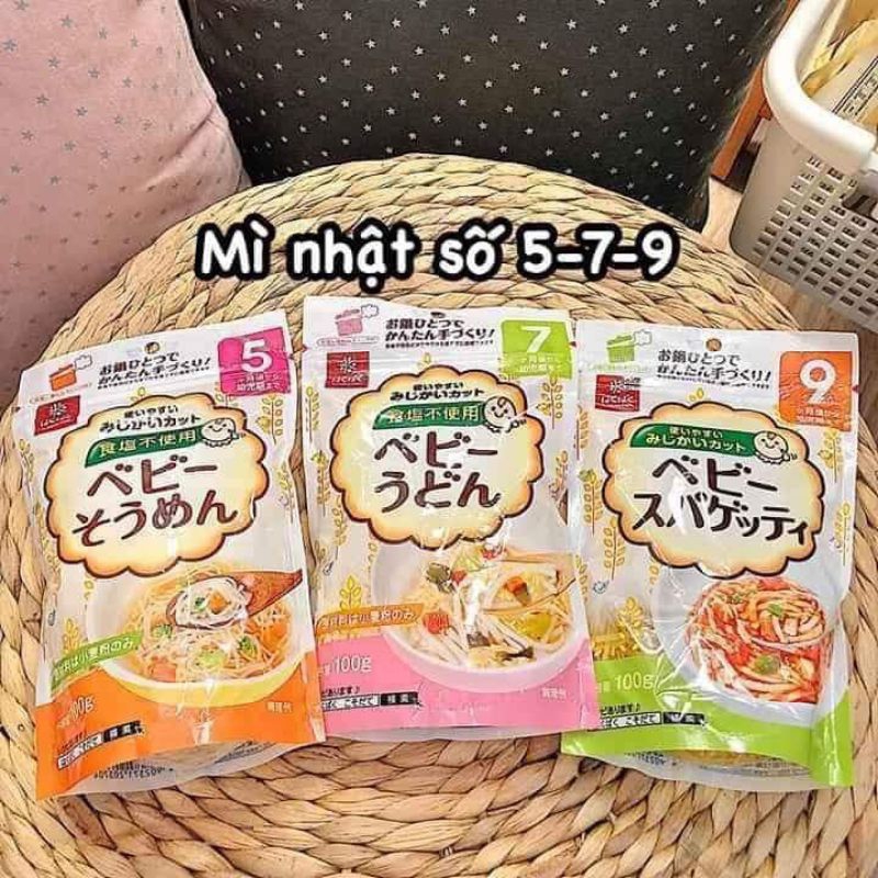 Mì Somen tách muối cho bé