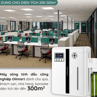 Máy xông tinh dầu công nghiệp diện tích khuếch tán 300m2 .