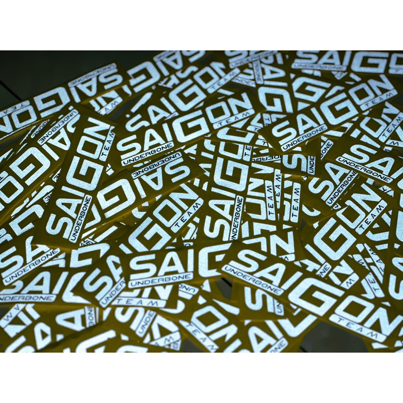 [ Giá 1 tem ] Tem Sticker Phản Quang 3M dán mọi vị trí ✌