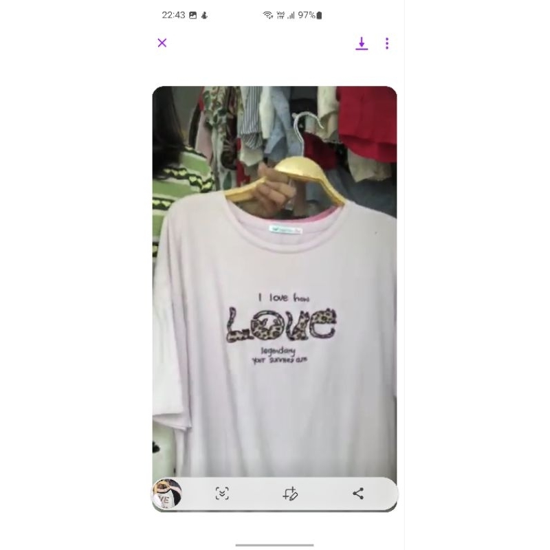 Áo phông nữ vải thun mát 2hand