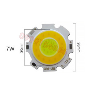 Mắt led cob 3 màu ( 7w)