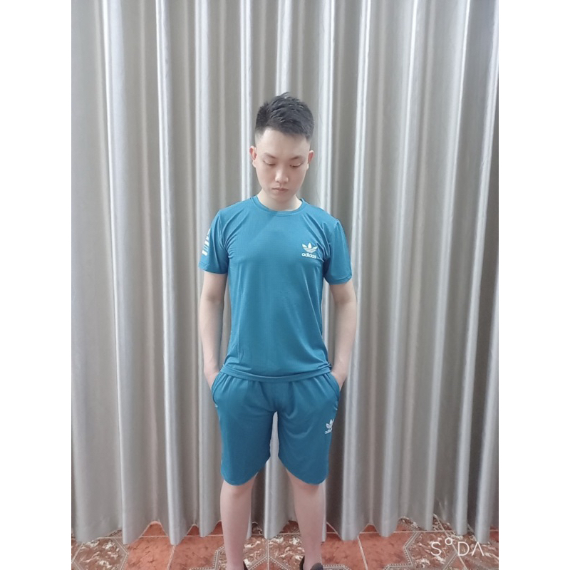 Bộ thể thao nam chất vải thun thông hơi thoáng mát B22