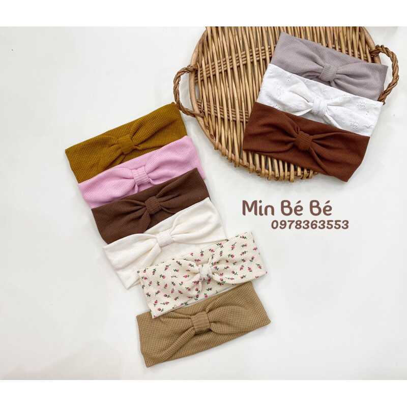 Băng đô, Turban thắt nút kiểu Hàn cho bé gái