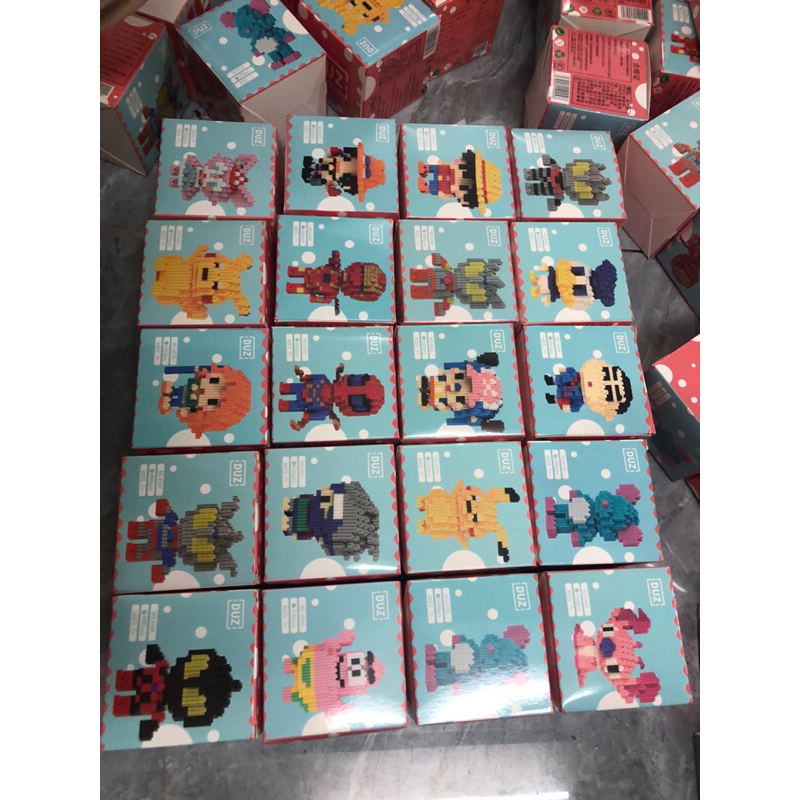 Set 10 mẫu lego khác nhau Lego hoạt hình