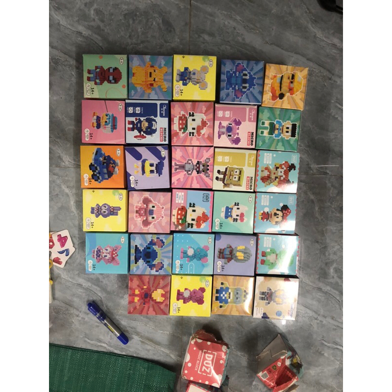 Set 10 mẫu lego khác nhau Lego hoạt hình