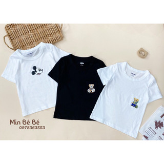 Áo phông cộc tay in hình gấu cho bé
