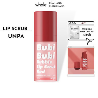 Tẩy Tế Bào Chết Sủi Bọt Cho Môi Unpa Bubi Bubi Bubble Lip Scrub 10ml