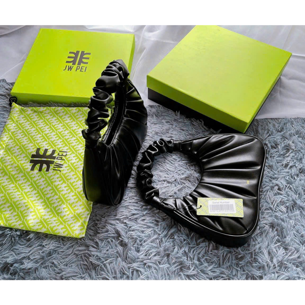 Túi Kẹp Nách JW PEI Gabbi Ruched Hobo Handbag Bản Vip Size 25 Full Box