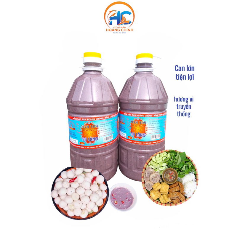 5lít mắm tôm đặc biệt Ba Làng Thanh Hóa