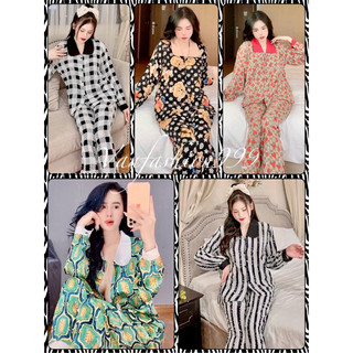 Pịjama lụa Mango latin chuẩn đẹp loại 1, bộ mặc nhà bâu sen mềm mịn size 40/ 58kí hàng chuẩn Shop