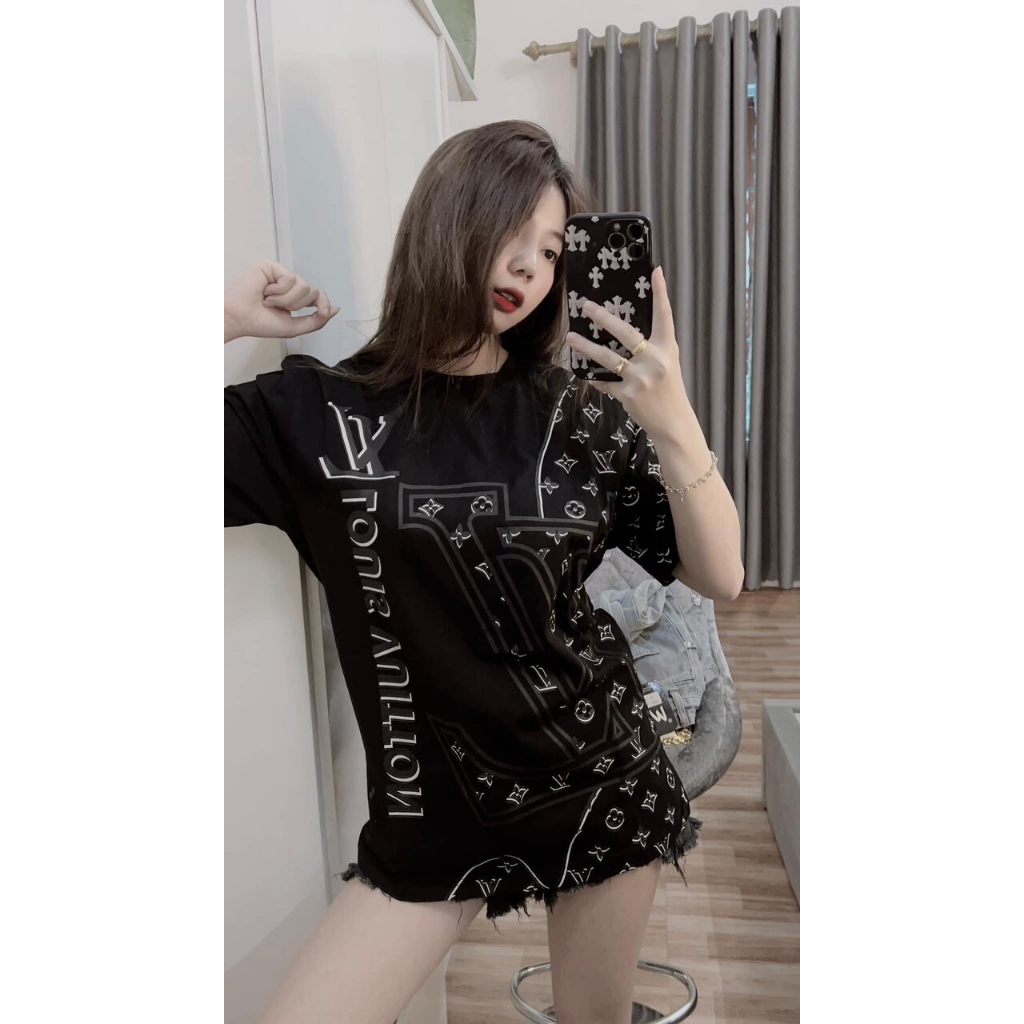 Áo phông lv T-shirt Hàng scap độ hoàn thiện cao không đụng mẫu