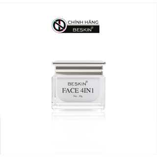 Kem Face 4IN1 [Chính hãng BeSkin] - giữ ẩm, trắng da, làm mờ vết nhăn (tặng 1 test Ampoule tinh chất trắng da cho hũ 30g