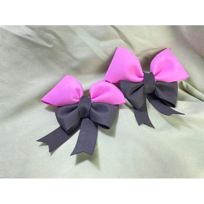 Nơ xốp bản to phong cách Hàn Quốc