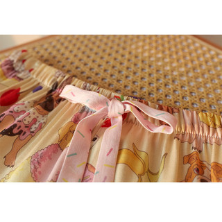 Yellow Floral Printed Long PJ