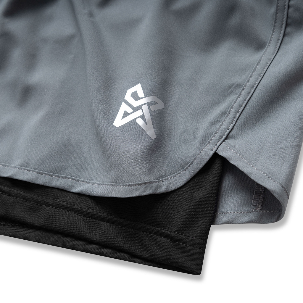 Quần Đùi Short Thể Thao Ngắn 2 Lớp Tập Gym Yoga Nữ KSM Menswear thiết kế xẻ bầu Q271