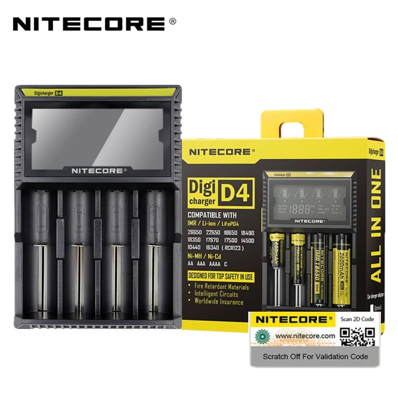 Sạc pin Li-ion/Ni-MH NITECORE D4 Smart Charger
