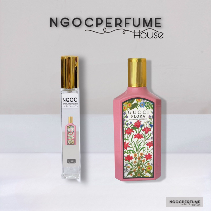 [ Vial Dùng Thử 10Ml Chai Thủy Tinh Xịt ] Nước Hoa Nữ Chính Hãng Flora Gorgeous Gardenia Edp Size 10Ml