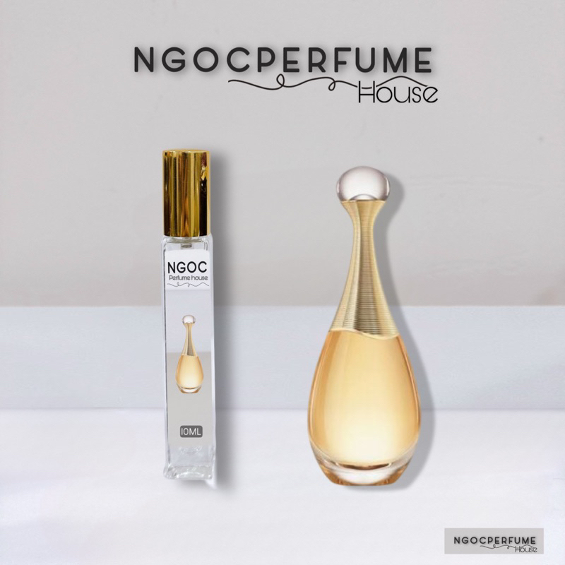 [ Vial Dùng Thử 10Ml Chai Thủy Tinh Xịt ] Nước Hoa Nữ Chính Hãng J’adore Eau De Parfum Size 10Ml