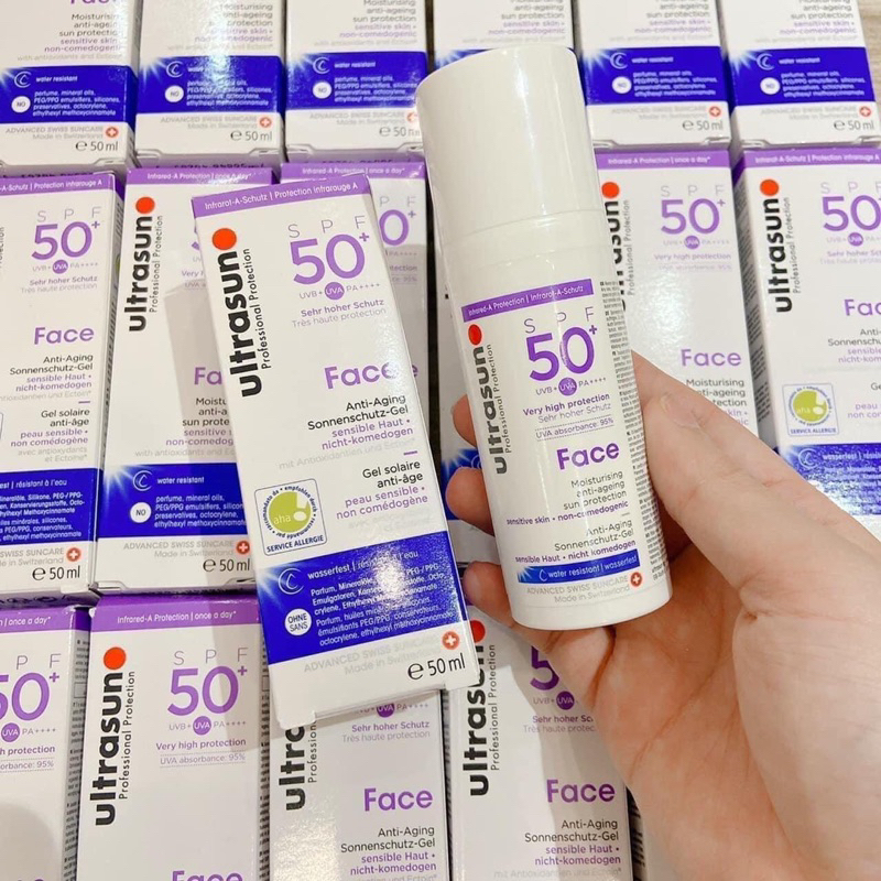 (2024)Kem chống nắng Ultrasun face spf50+ anti-aging 𝐬𝐨𝐧𝐧𝐞𝐧𝐬𝐜𝐡𝐮𝐭𝐳-𝐠𝐞𝐥