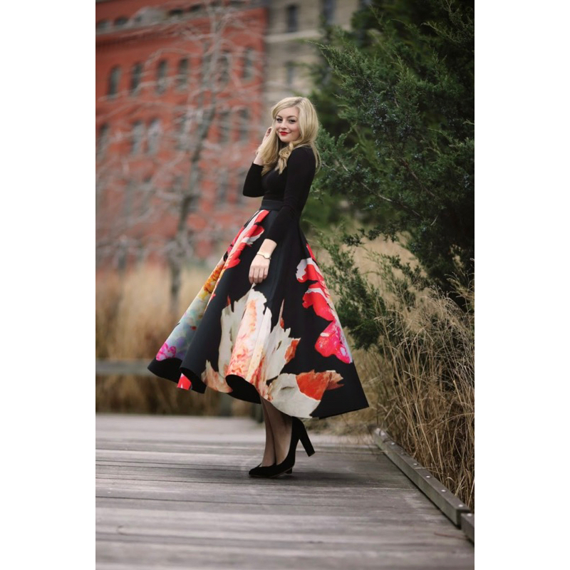 Đầm Ted baker xinh đẹp in hoa nổi bật