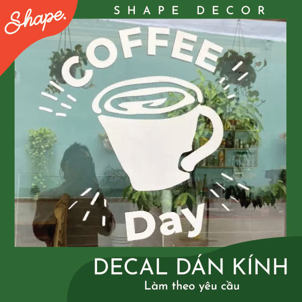 Decal dán kính làm theo yêu cầu