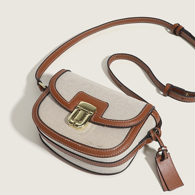 Túi xách nữ đeo chéo đeo vai Ceelyn phối màu vintage phong cách Hàn Quốc xu hướng 2023 size 18 DT106