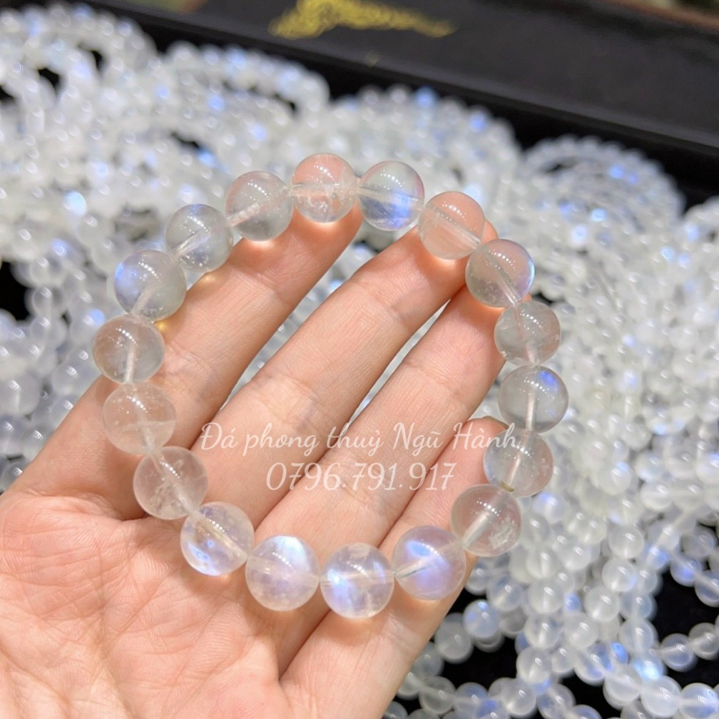 Vòng tay đá moonstone mặt trăng siêu đẹp - đủ kích cỡ