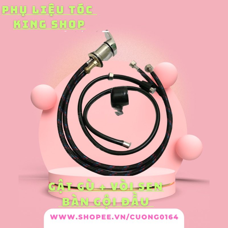 ComBo Gật Gù Nóng Lạnh Và Vòi Sen Bàn Gội Đầu. Gật Gù Và Vòi Sen Giường Gội Đầu Mới
