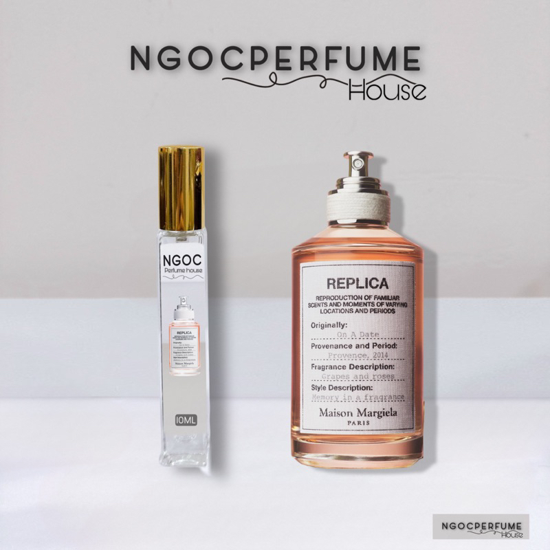 [ Vial Dùng Thử 10Ml Chai Thủy Tinh Xịt ] Nước Hoa Nữ Chính Hãng ??????? On A Date Edt Size 10Ml