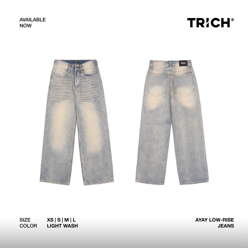 AYAY LOW-RISE JEANS