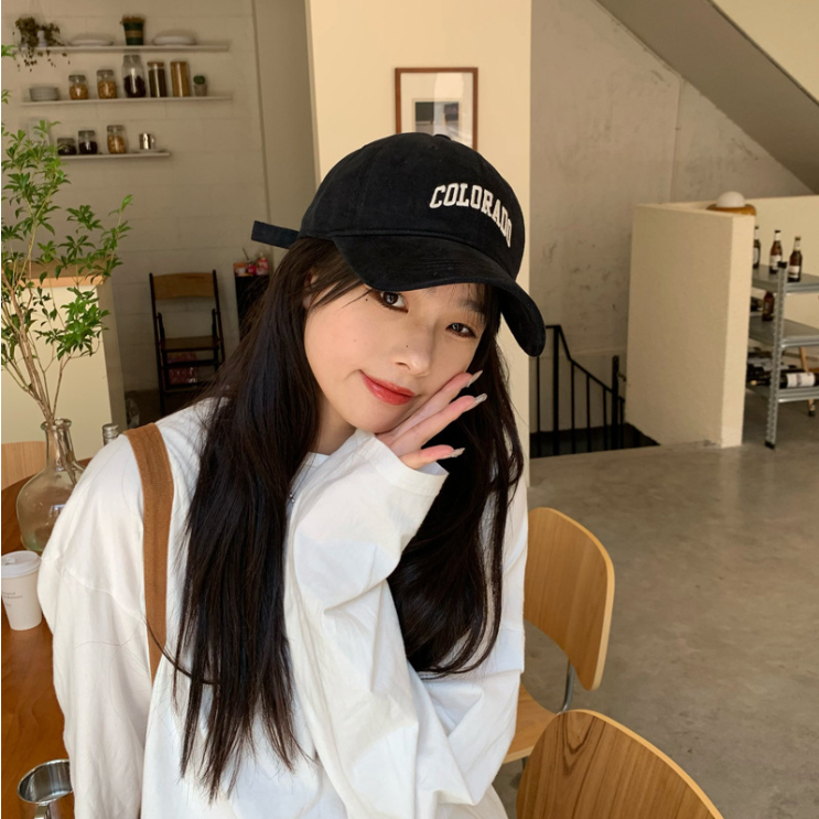 Nón thêu chữ Colorado mũ lưỡi trai unisex trẻ trung hiphop nhiều màu hottrend phong cách Hàn Quốc đẹp rẻ